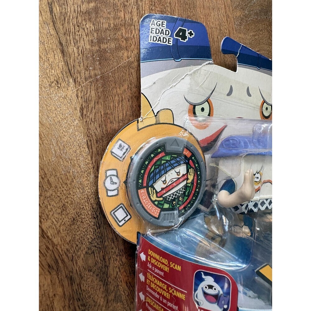 Hasbro Yo-Kai Watch Noway Nanpart Nihablar Figure & Medal 4+ Toy New Card Wear - Picture 4 of 4